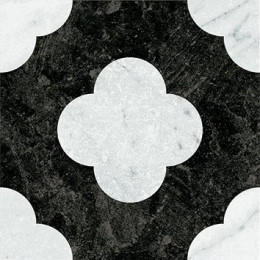 Dandy Pin Black_White 18,6x18,6 см