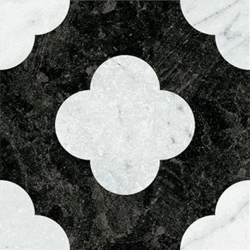Dandy Pin Black_White 18,6x18,6 см