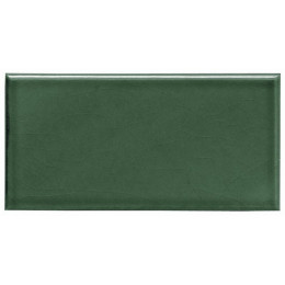 Modernista Liso PB C/C Verde Oscuro 7,5x15 см