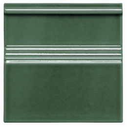 Modernista Плинтус Rodapie Clasico C/C Verde Oscuro 15x15 см