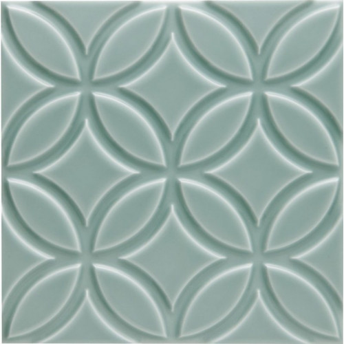 Neri Relieve Botanical Sea Green 15x15 см