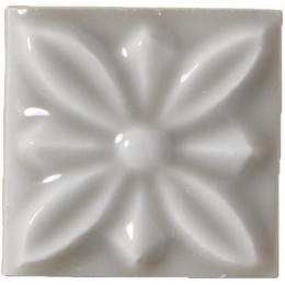 Studio Вставка Relieve Flor № 1 Graystone 3x3 см