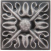 Studio Вставка Relieve Flor № 2 Volcanico 3x3 см