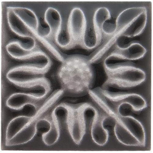 Studio Вставка Relieve Flor № 2 Volcanico 3x3 см