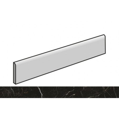 Керамогранит Allure Imperial Black Battiscopa/Аллюр Империал Блэк Плинтус 7.2X80