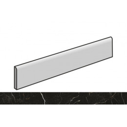 Керамогранит Allure Imperial Black Battiscopa/Аллюр Империал Блэк Плинтус 7.2X80