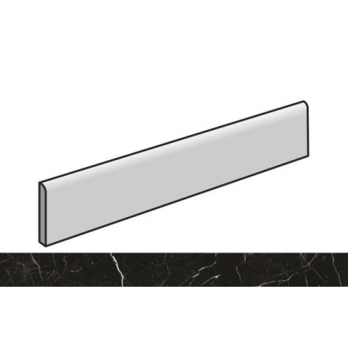 Керамогранит Allure Imperial Black Battiscopa/Аллюр Империал Блэк Плинтус 7.2X80