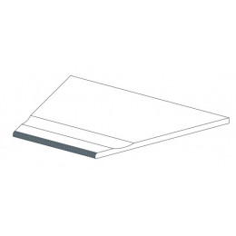 Керамогранит Drift Grey Bordo Piscina Angolo Dx 30x60