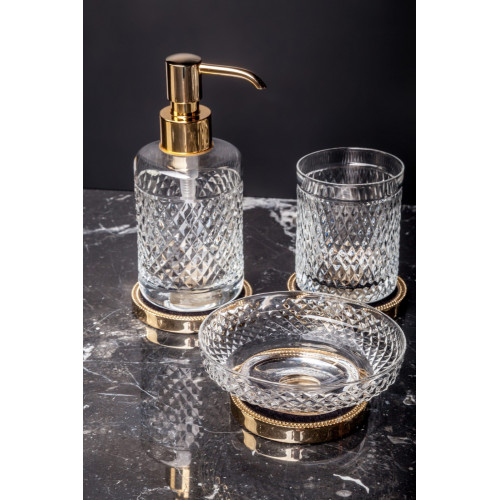 Мыльница ЗОЛОТО Crystal Luxury Options 10205