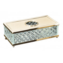 Салфетница ЗОЛОТО Crystal Luxury Options 10232