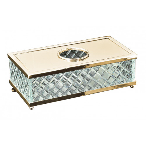Салфетница ЗОЛОТО Crystal Luxury Options 10232