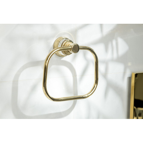 Полотенцедержатель кольцо AURA Gold 10245-G