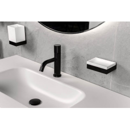 Стакан настенный Qubic Black 10724-B