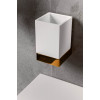 Стакан настенный Qubic Gold 10724-G