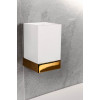 Стакан настенный Qubic Gold 10724-G
