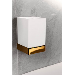 Стакан настенный Qubic Gold 10724-G