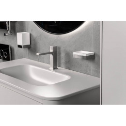 Стакан настенный Qubic Nickel Brush 10724-NB