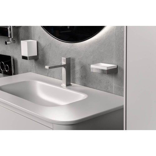 Стакан настенный Qubic Nickel Brush 10724-NB