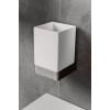 Стакан настенный Qubic Nickel Brush 10724-NB