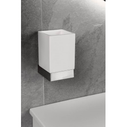 Стакан настенный Qubic Nickel Brush 10724-NB