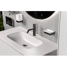 Стакан настенный Qubic Shine Gun Metal 10724-SGM