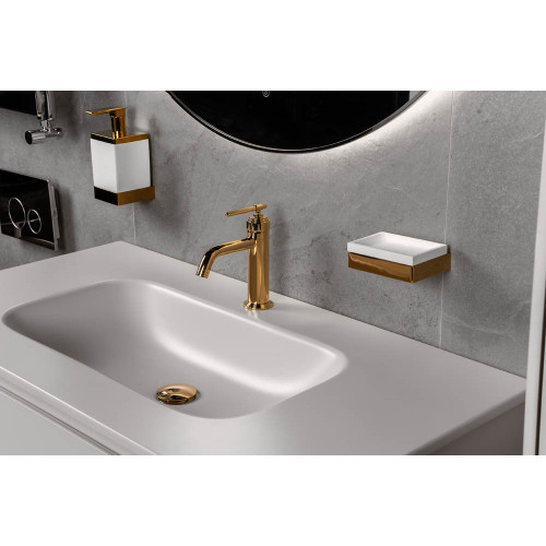 Диспенсер настенный Qubic Gold 10727-G
