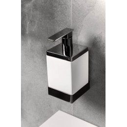 Диспенсер настенный Qubic Shine Gun Metal 10727-SGM