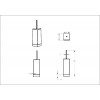 Ерш настенный Qubic Chrome 10734-CR