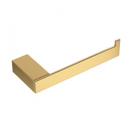 Держатель для туалетной бумаги без крышки Qubic Matt Gold 10735-MG