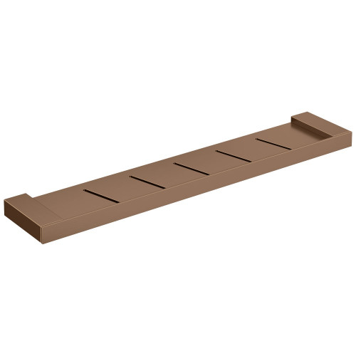 Полка Qubic Brushed Bronze 10736-BRB