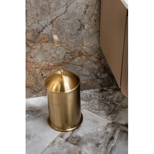 Ведро для мусора, классика Matt Gold 10915-MG