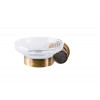 Мыльница настенная ROYALE CRISTAL BALCK BR 10923-BR-B