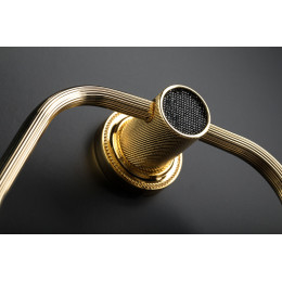 Мыльница настенная ROYALE CRISTAL BLACK GOLD 10923-G-B