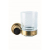 Настенный стакан ROYALE CRISTAL BLACK BR 10924-BR-B