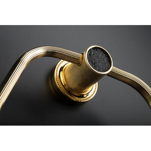 Полотенцедержатель кольцо ROYALE CRISTAL BLACK GOLD 10925-G-B