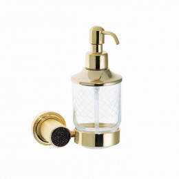 Настенный диспенсер ROYALE CRISTAL BLACK GOLD 10932-G-B