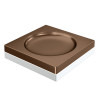 Мыльница квадратная Qubic Brushed Bronze 10960-BRB