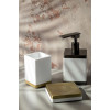 Стакан настольный Qubic Matt Gold 10961-MG