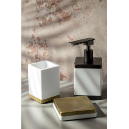 Стакан настольный Qubic Matt Gold 10961-MG