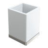 Стакан настольный Qubic Nickel Brush 10961-NB
