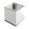 Стакан для ватных дисков Qubic Nickel Brush 10964-NB
