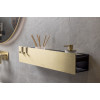 Стакан для полки Matt Gold/Матовое золото 10966-MG-TUM