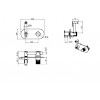 Смеситель гигиенический STICK Mat Gold LINEA 127-MG.3
