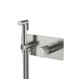 Смеситель гигиенический STICK NICKEL BRUSH LINEA 127-NB.3