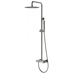 Стойка для душа STICK Shine Gun Metal с ручкой TOUCH 128-SGM.2