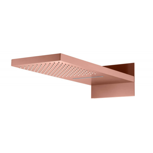 Лейка верхняя FUSION Copper Brushed с каскадом 419-2-CB