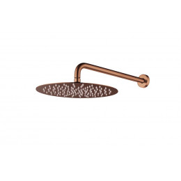 Верхний душ с кронштейном UNO Brushed Bronze 30cm латунь 422-TOP-BRB