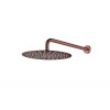 Верхний душ с кронштейном UNO Copper Brushed 30cm латунь 422-TOP-CB