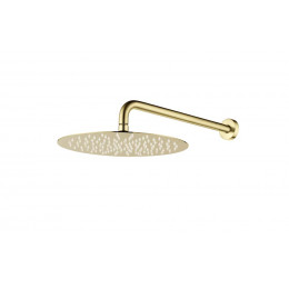 Верхний душ с кронштейном UNO Gold 30cm латунь 422-TOP-G