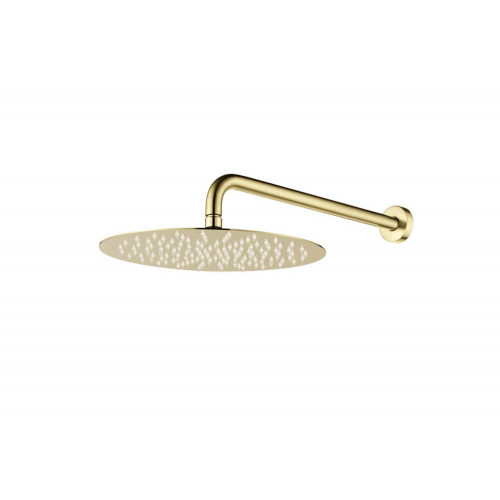 Верхний душ с кронштейном UNO Gold 30cm латунь 422-TOP-G